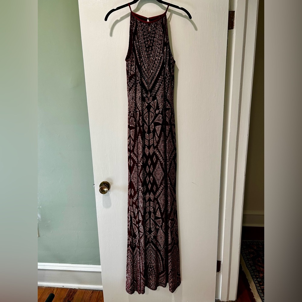 Art deco sparkly gown